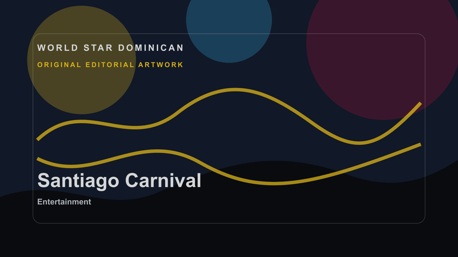 Ilustración editorial original de WSD para Carnaval de Santiago.